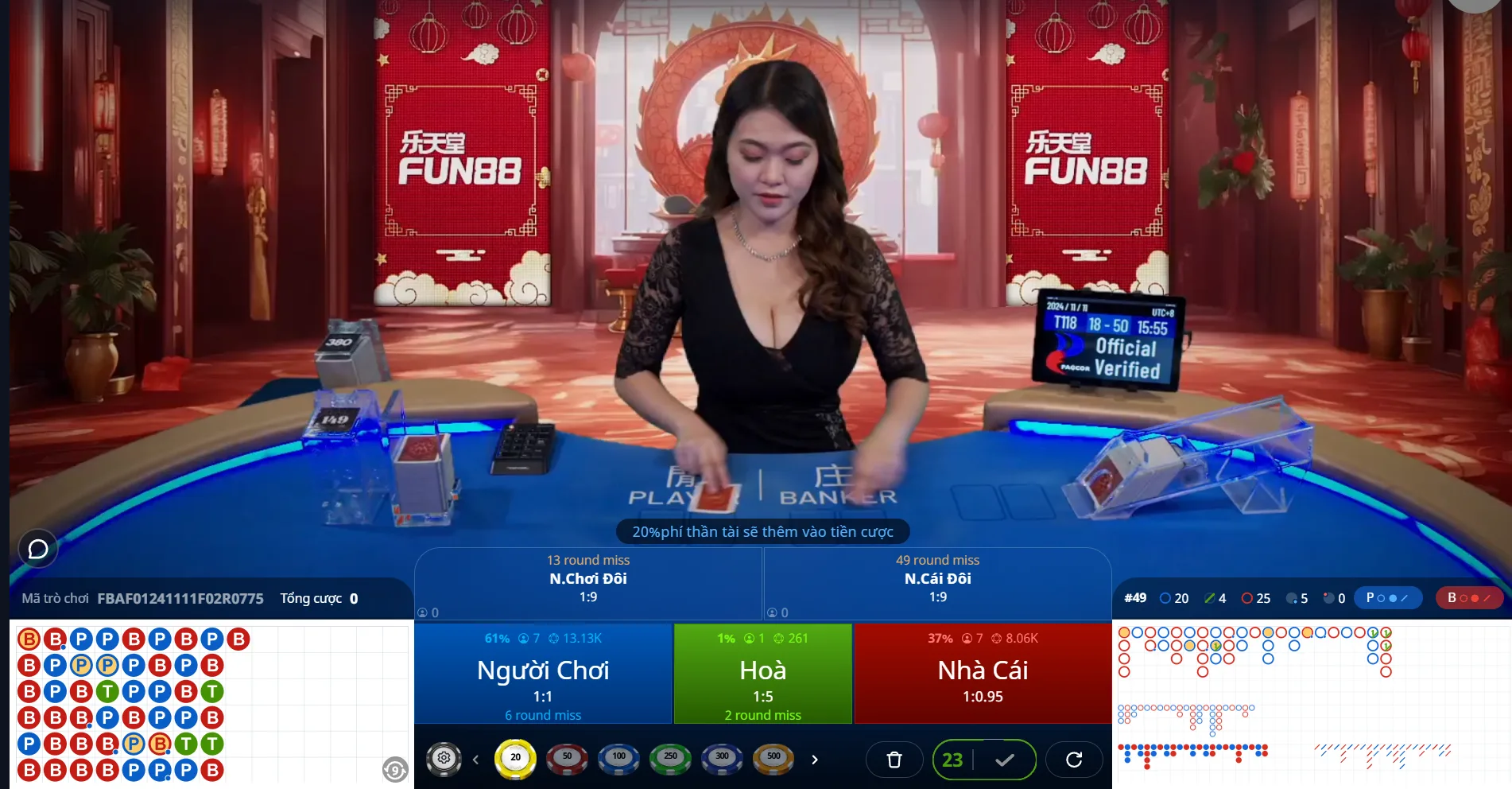 Hướng dẫn cá cược Fun88 Casino Online